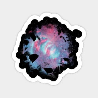 Polar bear in the galaxy Sticker